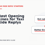 Best Opening Lines for Taxi Ride Replys