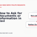 How to Ask for Documents or Information in Taxi Ride Reply English