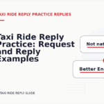 Taxi Ride Reply Practice: Request and Reply Examples