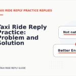 Taxi Ride Reply Practice: Problem and Solution Replies