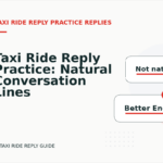 Taxi Ride Reply Practice: Natural Conversation Lines