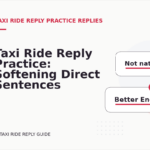 Taxi Ride Reply Practice: Softening Direct Sentences