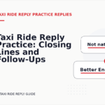 Taxi Ride Reply Practice: Closing Lines and Follow-Ups